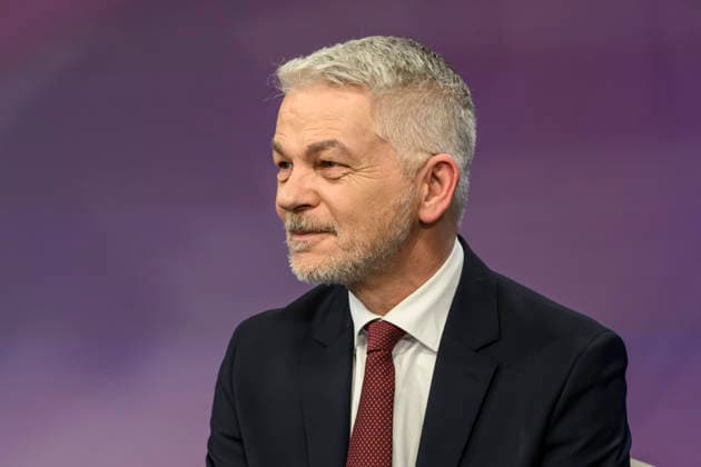 v.l.: , GER, Berlin, Studio, zu Gast bei Maischberger, politische Talkshow, TV, Format, mit Moderatorin Sandra Maischberger, Das Erste, aus Adlershof Am Studio 20, 12. Mai 2026, Copyright: HMBxMedia UwexKoch