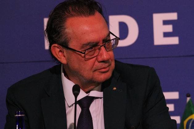 RECORD DATE NOT STATED 15th LIDE Brazil Investment Forum 2026-New York. (NEW) 15th LIDE Brazil Investment Forum 2026 -New York . May 12, 2026, New York, USA: Augusto Cury of Avante Party, Brazil s 2026 Presidential candidate during the 15th LIDE Brazil Investment Forum 2026 taking place at Harvard Club in Manhattan, New York Credit: Niyi Fote Thenews2(Foto: Niyi Fote Thenews2 imago images) 15th LIDE Brazil Investment Forum 2026-New York.  Copyright: xNiyixFotex