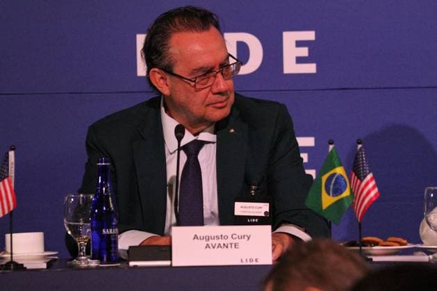 RECORD DATE NOT STATED 15th LIDE Brazil Investment Forum 2026-New York. (NEW) 15th LIDE Brazil Investment Forum 2026 -New York . May 12, 2026, New York, USA: Augusto Cury of Avante Party, Brazil s 2026 Presidential candidate during the 15th LIDE Brazil Investment Forum 2026 taking place at Harvard Club in Manhattan, New York Credit: Niyi Fote Thenews2(Foto: Niyi Fote Thenews2 imago images) 15th LIDE Brazil Investment Forum 2026-New York.  Copyright: xNiyixFotex