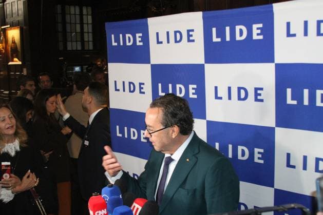 RECORD DATE NOT STATED 15th LIDE Brazil Investment Forum 2026-New York. (NEW) 15th LIDE Brazil Investment Forum 2026 -New York . May 12, 2026, New York, USA: Press Conference with Augusto Cury of Avante Party, Brazil s 2026 Presidential candidate during the 15th LIDE Brazil Investment Forum 2026 taking place at Harvard Club in Manhattan, New York Credit: Niyi Fote Thenews2(Foto: Niyi Fote Thenews2 imago images) 15th LIDE Brazil Investment Forum 2026-New York.  Copyright: xNiyixFotex