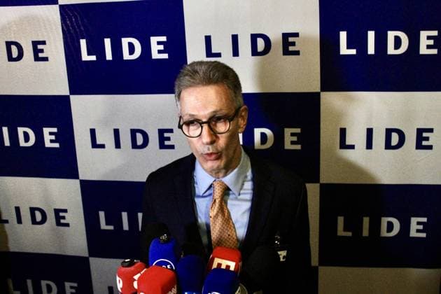 RECORD DATE NOT STATED 15th LIDE Brazil Investment Forum 2026-New York. (NEW) 15th LIDE Brazil Investment Forum 2026 -New York . May 12, 2026, New York, USA: Press Conference with Romeu Zema of Novo party, former Governor of Minas Gerais and Brazil s 2026 Presidential candidate during the 15th LIDE Brazil Investment Forum 2026 taking place at Harvard Club in Manhattan, New York Credit: Niyi Fote Thenews2(Foto: Niyi Fote Thenews2 imago images) 15th LIDE Brazil Investment Forum 2026-New York.  Copyright: xNiyixFotex