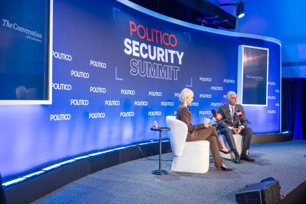 May 12, 2026, Washington, District Of Columbia, USA: IranÃ¢â‚¬â ¢s exiled Crown Prince Reza Pahlavi discussed the latest developments in the conflict with Iran and his vision for what comes next during his talk with Dashna Burns at the Politico Annual Security Summit on Tuesday, May 12, 2026, in Washington, D.C. He urged President Trump to Ã¢â‚¬oefinish the jobÃ¢â‚¬Â in Iran and told Burns that Trump should stop sending mixed messages about his intentions in the war, including his threat to Ã¢â‚¬oewipe outÃ¢â‚¬Â IranÃ¢â‚¬â ¢s civilization. Washington USA - ZUMAkh2_ 20260512_znp_kh2_002 Copyright: xAlixKhalighx
