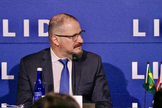 RECORD DATE NOT STATED 15th LIDE Brazil Investment Forum 2026-New York. (NEW) 15th LIDE Brazil Investment Forum 2026 -New York . May 12, 2026, New York, USA: Cristiano Amon, CEO of QUALCOMM and person of the year 2026, during the 15th LIDE Brazil Investment Forum 2026 taking place at Harvard Club in Manhattan, New York Credit: Niyi Fote Thenews2(Foto: Niyi Fote Thenews2 imago images) 15th LIDE Brazil Investment Forum 2026-New York.  Copyright: xNiyixFotex