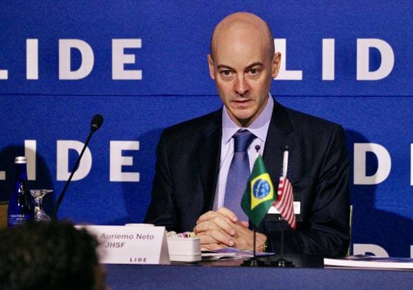 RECORD DATE NOT STATED 15th LIDE Brazil Investment Forum 2026-New York. (NEW) 15th LIDE Brazil Investment Forum 2026 -New York . May 12, 2026, New York, USA: Jose Auriemo Neto, chairman of JHSF and person of the year 2026, during the 15th LIDE Brazil Investment Forum 2026 taking place at Harvard Club in Manhattan, New York Credit: Niyi Fote Thenews2(Foto: Niyi Fote Thenews2 imago images) 15th LIDE Brazil Investment Forum 2026-New York.  Copyright: xNiyixFotex