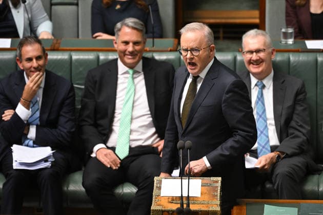 QUESTION TIME, Australian Prime Minister Anthony Albanese speaks during Question Time in the House of Representatives at Parliament House in Canberra, Wednesday, May 13, 2026. ( NO ARCHIVING CANBERRA AUSTRALIAN CAPITAL TERRITORY AUSTRALIA  Copyright: xLUKASxCOCHx 20260513128987626074