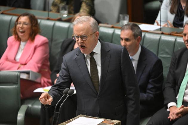 QUESTION TIME, Prime Minister Anthony Albanese during Question Time in the House of Representatives at Parliament House in Canberra, Wednesday, May 13, 2026. ( NO ARCHIVING CANBERRA AUSTRALIAN CAPITAL TERRITORY AUSTRALIA  Copyright: xMICKxTSIKASx 20260513156746576416