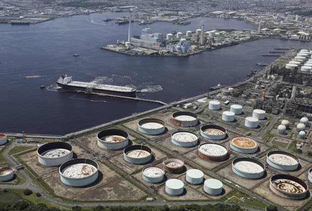 Tanker with Azerbaijani crude oil arrives in Japan Photo taken from a Kyodo News helicopter shows a tanker carrying crude oil from Azerbaijan following its arrival at the Negishi refinery in Yokohama, near Tokyo, on May 12, 2026, as Japan seeks to diversify procurement sources after the Middle East conflict raised concerns over the stability of oil supplies.  A14AA0005548371P
