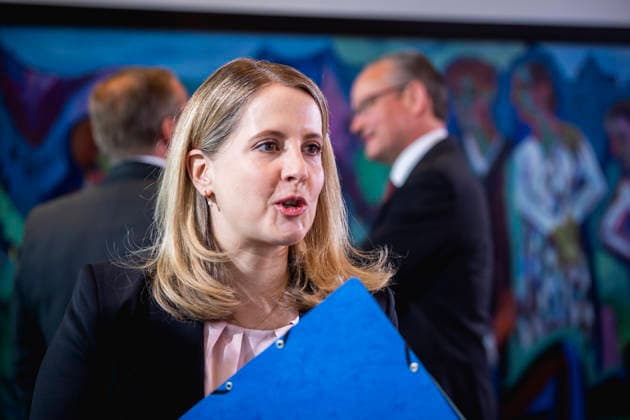 Verena Hubertz (SPD), Bundesministerin fuer Wohnen, Stadtentwicklung und Bauwesen, aufgenommen im Rahmen einer Kabinettssitzung in Berlin, 13.05.2026. Berlin Deutschland Copyright: xJulianexSonntagx