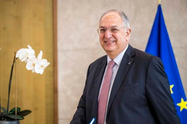 May 13, 2026: Costas Kadis , EU Commissioner for Fisheries and Oceans arrives for the weekly meeting of the College of Commissioners at the European Commission headquarters in Brussels, Belgium, 13.05.2026. The College is expected to discuss the future of EU cohesion policy, possible restructuring of the European Commissions regional policy department DG REGIO and broader plans to redirect EU spending toward competitiveness and defence priorities. . - ZUMAw80_ 20260513_faf_w80_014 Copyright: xWiktorxDabkowskix