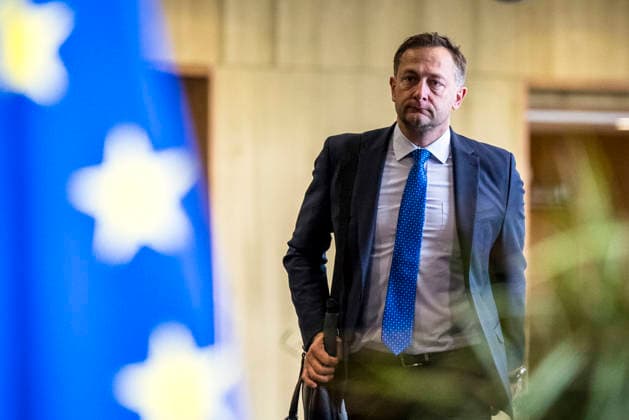 May 13, 2026: Christophe Hansen , EU Commissioner for Agriculture and Food arrives for the weekly meeting of the College of Commissioners at the European Commission headquarters in Brussels, Belgium, 13.05.2026. The College is expected to discuss the future of EU cohesion policy, possible restructuring of the European Commissions regional policy department DG REGIO and broader plans to redirect EU spending toward competitiveness and defence priorities. . - ZUMAw80_ 20260513_faf_w80_017 Copyright: xWiktorxDabkowskix