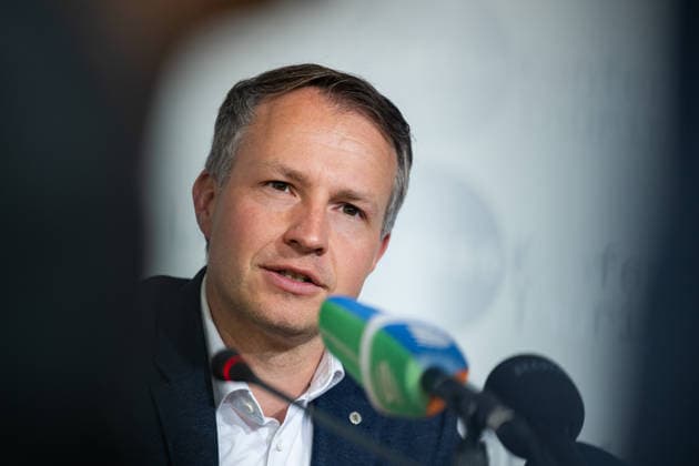 LANDESPRESSEKONFERENZ THÜRINGEN 13 05 2026 - Erfurt: Der Vorsitzende der CDU-Fraktion im Thüringer Landtag, Andreas Bühl (CDU), in der Landespressekonferenz Thüringen am 13. Mai 2026. _________________