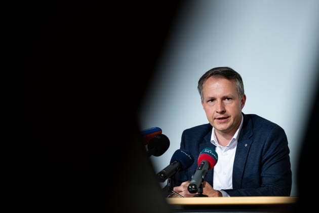 LANDESPRESSEKONFERENZ THÜRINGEN 13 05 2026 - Erfurt: Der Vorsitzende der CDU-Fraktion im Thüringer Landtag, Andreas Bühl (CDU), in der Landespressekonferenz Thüringen am 13. Mai 2026. _________________