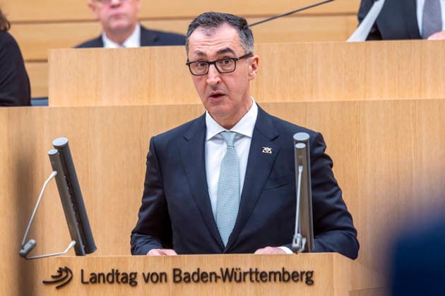 Cem Özdemir ist neuer Ministerpräsident des Landes Baden-Württemberg. Am 13. Mai wurde der Politiker der Partei Die Grünen im Landtag vereidigt. 13.05.2026, Stuttgart, Baden-Württemberg, Deutschland
