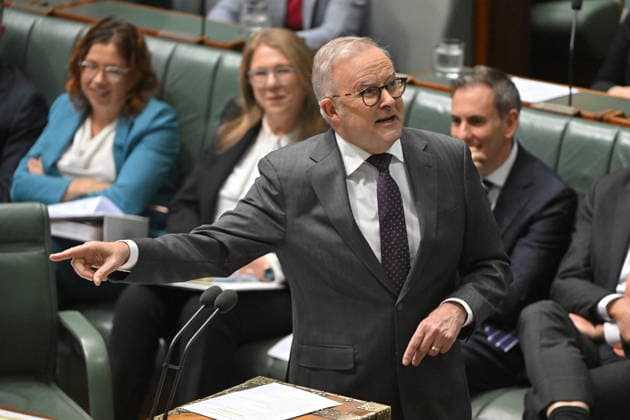 QUESTION TIME, Prime Minister Anthony Albanese during Question Time in the House of Representatives at Parliament House in Canberra, Thursday, May 14, 2026. ( NO ARCHIVING CANBERRA AUSTRALIAN CAPITAL TERRITORY AUSTRALIA  Copyright: xMICKxTSIKASx 20260514123820680980