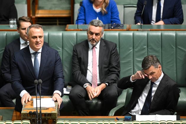 QUESTION TIME, Shadow Treasurer Tim Wilson speaks during Question Time in the House of Representatives at Parliament House in Canberra, Thursday, May 14, 2026. ( NO ARCHIVING CANBERRA AUSTRALIAN CAPITAL TERRITORY AUSTRALIA  Copyright: xLUKASxCOCHx 20260514188267168843