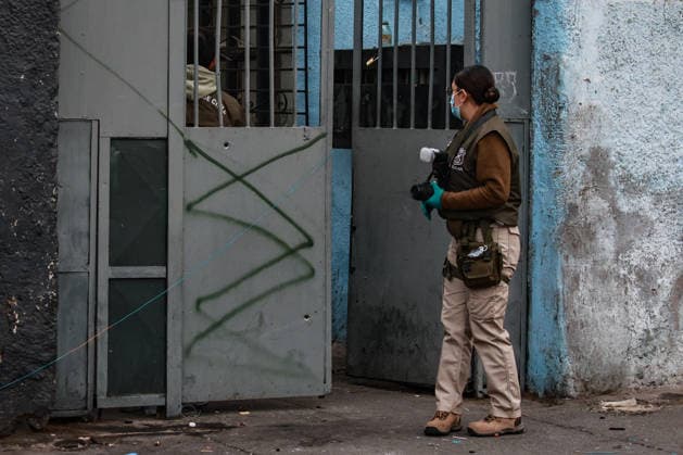 Santiago, May 14, 2026 One dead and one wounded was the result of a shooting in Regifo street in the commune of Recoleta, crime that would be related in the same sector Os9 of Carabineros works in the place Diego Martin Aton Chile, Aton 1155387 jpeg  Copyright: DIEGOxMARTIN ATONxCHILE