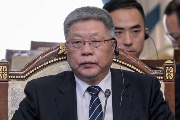 KYRGYZSTAN, BISHKEK - MAY 14, 2026: China s Executive Vice Minister of Public Security Qi Yanjun attends the 21st Meeting of the Security Council Secretaries of the Shanghai Cooperation Organization (SCO) member states at the Ala-Archa state residence Bishkek Kyrgyzstan  - ZUMAt113 20260514_zaa_t113_183 Copyright: xAlexeixNikolskyx