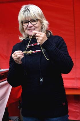 Dr Evelyne Menges Stadtraetin Muenchen 14.05.2026 Wittelsbacherplatz Hamburger Fischmarkt Eroeffnung Foto Muenchen