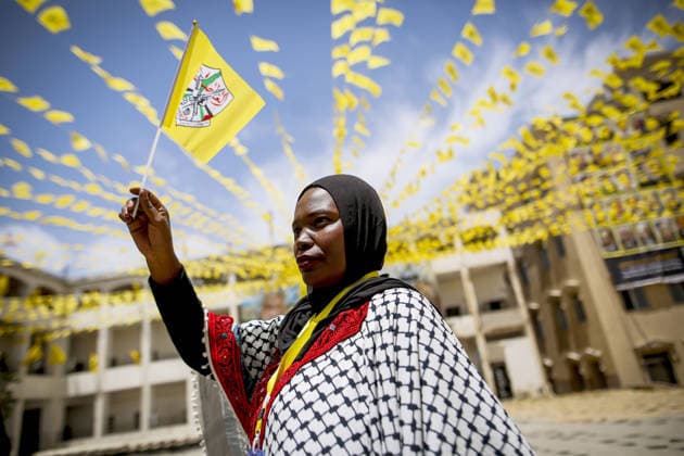8th General Congress of the Fatah Movement RAMALLAH, WEST BANK, PALESTINE - MAY 14: The 8th General Congress of the Fatah Movement begins at the Palestinian Presidential headquarters in Ramallah, West Bank, Palestine on May 14, 2026. The Gaza segment of the congress was held via video conference at Al-Azhar University with the participation of numerous delegates. Saeed M. M. T. Jaras Anadolu Ramallah West Bank. Editorial use only. Please get in touch for any other usage.  Copyright: x2026xAnadoluxSaeedxM.xM.xT.xJarasx