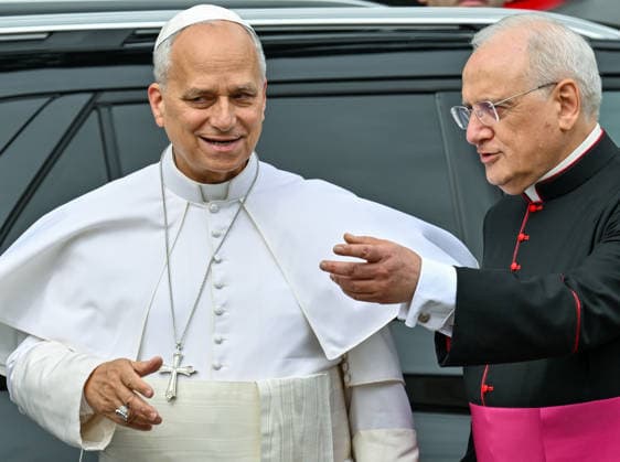 ITALY - POPE LEO XIV DURING A VISIT TO THE SAPIENZA UNIVERSITY IN ROME- 2026 5 14 Italy, Rome, 2026 5 14 .Pope Leo XIV arrives for a visit to the Sapienza University of Rome, EDITORIAL USE ONLY - NO BOOKS Copyright: xALESSIAxGIULIANIx