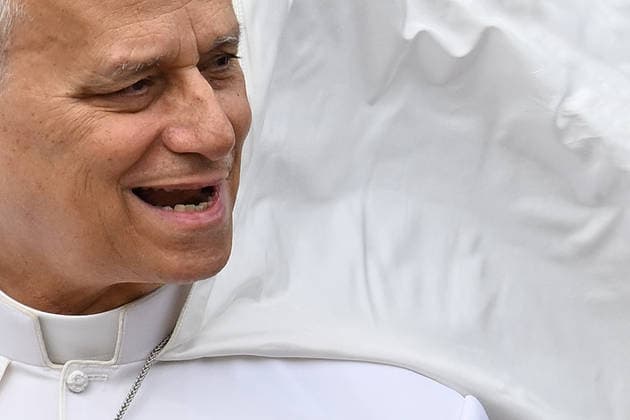 ITALY - POPE LEO XIV DURING A VISIT TO THE SAPIENZA UNIVERSITY IN ROME- 2026 5 14 Italy, Rome, 2026 5 14 .Pope Leo XIV arrives for a visit to the Sapienza University of Rome, EDITORIAL USE ONLY - NO BOOKS Copyright: xALESSIAxGIULIANIx