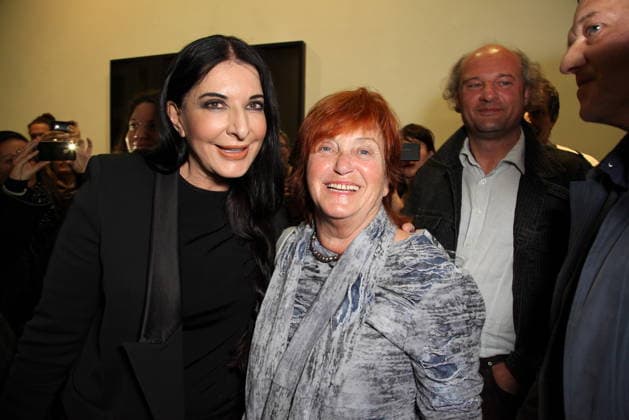 Marina ABRAMOVIC Wien, Galerie Krinzinger, 25. 10. 2012 Marina ABRAMOVIC, Valie EXPORT