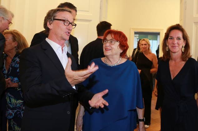 40 Jahre Galerie Ropac Salzburg, 28. 07. 2023 Thaddaeus ROPAC, Valie EXPORT