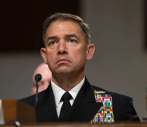 Admiral Charles B Cooper II, United States Navy, Commander, United States Central Command (CENTCOM) testifies during the US Senate Committee on Armed Services hearing to ‘examine the posture of CENTCOM and USAFRICOM in review of the Defense Authorization Request for FY2027,’ in the Dirksen Senate Office Building on Capitol Hill in Washington, DC, USA, on Thursday, May 14, 2026. Copyright: xAndrewxThomasx xCNPx MediaPunchx
