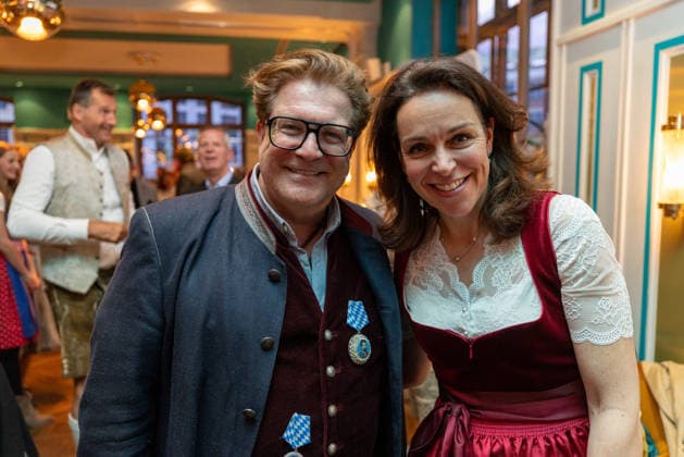 14.05.2026, Francis Fulton-Smith und Gabriele Weigel , Welcome-Abend der Pferd International München in der Eventlocation The Resi am Viktualienmarkt in München.