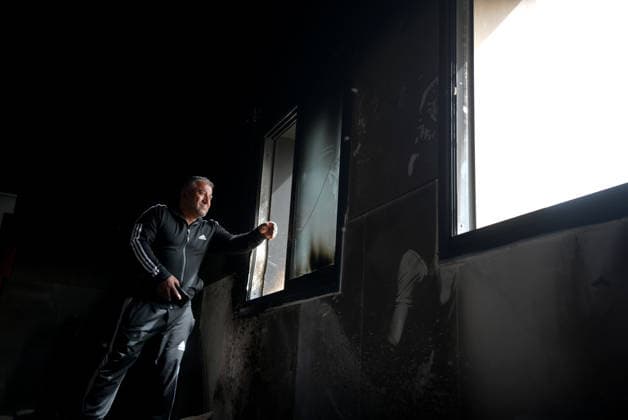 Palestinian homes and vehicles destroyed in the West Bank after Israelis attack RAMALLAH, WEST BANK, PALESTINE - MAY 15: A view of a burnt home is seen after Israeli settlers attacked the village of Jibiya, Ramallah, West Bank, Palestine and set fire to Palestinian-owned homes and vehicles on May 15, 2026. Issam Rimawi Anadolu Ramallah West Bank. Editorial use only. Please get in touch for any other usage.  Copyright: x2026xAnadoluxIssamxRimawix