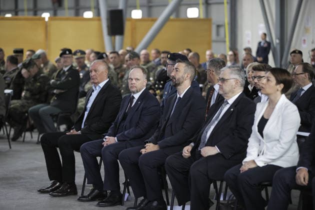 Handover ceremony of command duties at NATO Headquarters Sarajevo SARAJEVO, BOSNIA AND HERZEGOVINA - MAY 15: A general view from handover ceremony of command duties at NATO Headquarters Sarajevo to the new NATO Headquarters Commander, Brigadier General James C. Fowler on May 15, 2026 in Sarajevo, Bosnia and Herzegovina. Samir Jordamovic Anadolu Sarajevo Bosnia and Herzegovina. Editorial use only. Please get in touch for any other usage.  Copyright: x2026xAnadoluxSamirxJordamovicx
