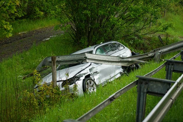 Verkehrsunfall mit mehreren Fahrzeugen Schlüchtern A66 Fulda Richtung Frankfurt zwi Hessen Deutschland