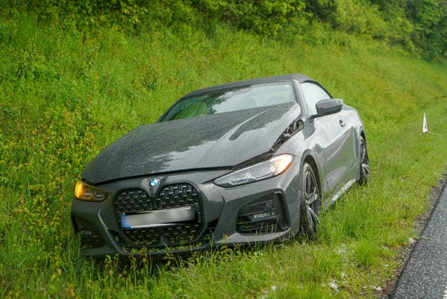 Verkehrsunfall mit mehreren Fahrzeugen Schlüchtern A66 Fulda Richtung Frankfurt zwi Hessen Deutschland