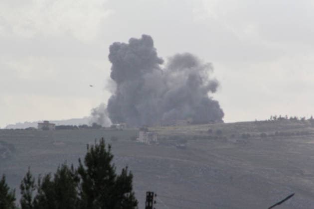 Israeli army continues attacks on southern Lebanon despite ceasefire NABATIEH, LEBANON - MAY 15: Smoke rises from the town of Kfar Tibnit in the Nabatieh Governorate of southern Lebanon following an attack by the Israeli army on May 15, 2026. Despite the ongoing ceasefire agreement, Israeli forces targeted the area. Ramiz Dallah Anadolu Nabatieh Lebanon. Editorial use only. Please get in touch for any other usage.  Copyright: x2026xAnadoluxRamizxDallahx