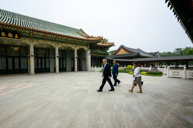 May 15, 2026, Beijing, China: U.S. President DONALD TRUMP and his Chinese counterpart XI JINPING, have a private meeting at Zhongnanhai in Beijing. Beijing China - ZUMAz03_ 20260515_int_z03_600 Copyright: xWhitexHousexPressxOfficex