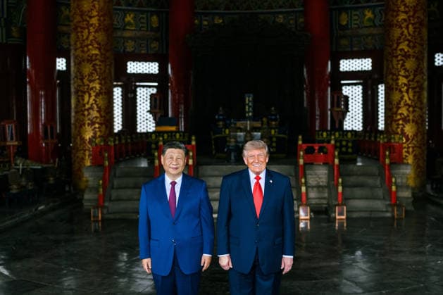 May 15, 2026, Beijing, China: U.S. President DONALD TRUMP and his Chinese counterpart XI JINPING, at The Temple of Heaven in Beijing. Beijing China - ZUMAz03_ 20260515_int_z03_596 Copyright: xWhitexHousexPressxOfficex