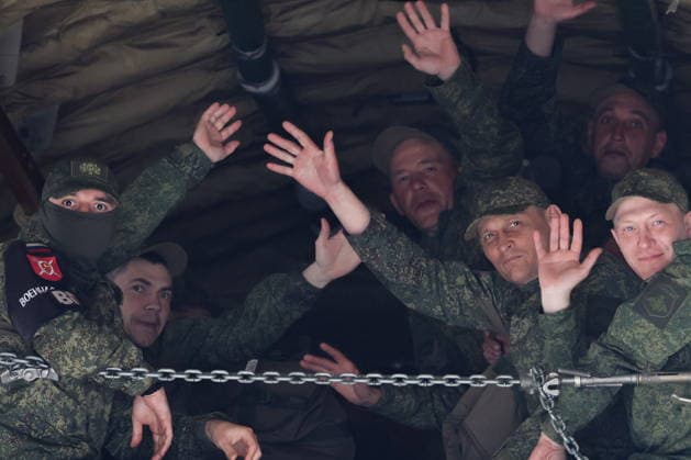 RUSSIA - MAY 15, 2026: Russian servicemen return home after being released from Ukrainian captivity Russia  - ZUMAt113 20260515_zaa_t113_585 Copyright: xSergeixSavostyanovx