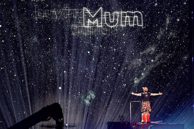 Entertainment Bilder des Tages 15.05.2026 - Europa, Österreich, Wien: 70. Eurovision Song Contest 2026 in der Wiener Stadthalle - Grand Final (Dress Rehearsal 2); Akylas mit dem Song Ferto für Griechenland Copyright: xLUKAxKOLANOVICx