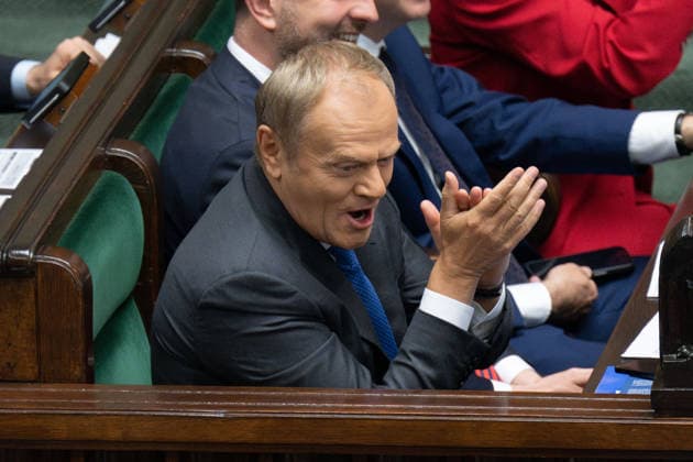 15.05.2026 WARSZAWA POSIEDZENIE SEJMU SEJM RP 15 05 2026 WARSAW - POLISH PARLIAMENT - SESSION OF THE POLISH SEJM N Z PREMIER DONALD TUSK FOT. MARCIN BANASZKIEWICZ FOTONEWS NEWSPIX.PL --- Newspix.pl  20260515FNMB040