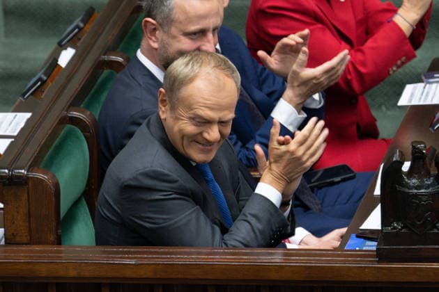 15.05.2026 WARSZAWA POSIEDZENIE SEJMU SEJM RP 15 05 2026 WARSAW - POLISH PARLIAMENT - SESSION OF THE POLISH SEJM N Z PREMIER DONALD TUSK FOT. MARCIN BANASZKIEWICZ FOTONEWS NEWSPIX.PL --- Newspix.pl  20260515FNMB041