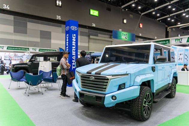 May 15, 2026, Bangkok, Thailand: A Thairung TR Transformer SUV is on display during Future Mobility Thailand 2026 at BITEC. Future Mobility Thailand 2026 is a trade show showcasing the latest automotive and mobility technologies, connecting manufacturers, distributors, and buyers. Bangkok Thailand  - ZUMAs197 20260515_aaa_s197_577 Copyright: xNathaliexJamoisx