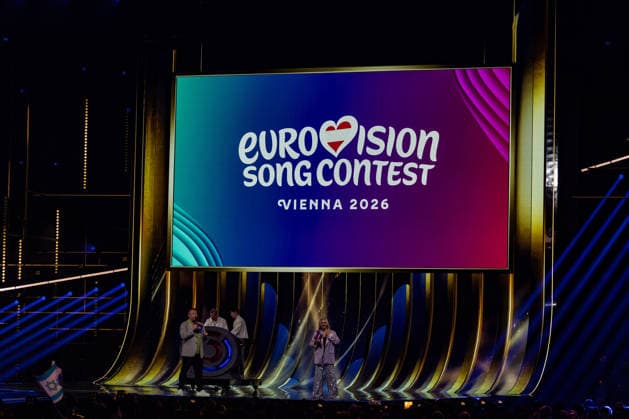 Eurovision Song Contest 2025 Grand Final, 16.05.2026 VIENNA, AUSTRIA - 16 MAY 2026: Image shows Eurovision 2026 stage in Vienna during Eurovision Song Contest 2025 Grand Final at Wiener Stadthalle on 16 05 2026 in Vienna, Austria. Vienna Wiener Stadthalle Austria Copyright: xBEAUTIFULxSPORTS Froehlichx