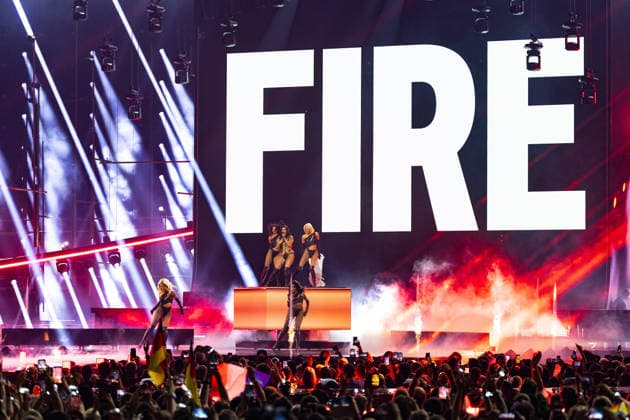 Eurovision Song Contest 2025 Grand Final, 16.05.2026 VIENNA, AUSTRIA - 16 MAY 2026: Image shows Germany singer Sarah Engels for Germany performing the song Fire during Eurovision Song Contest 2025 Grand Final at Wiener Stadthalle on 16 05 2026 in Vienna, Austria. Vienna Wiener Stadthalle Austria Copyright: xBEAUTIFULxSPORTS Froehlichx