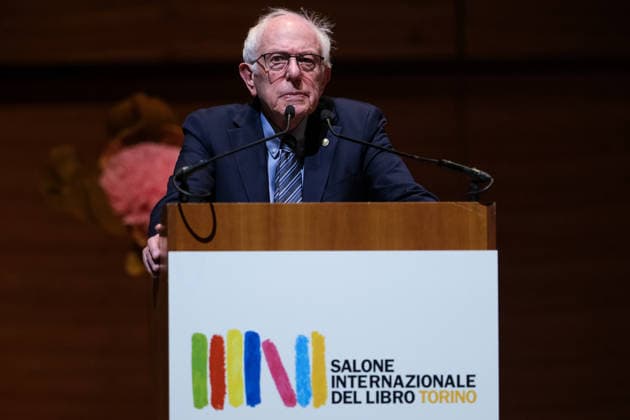 Bernie Sanders at the Turin International Book Fair 2026 in Turin, Italy - 16 May 2026 United States Senator Bernie Sanders attends an event during the third day of the Turin International Book Fair at Lingotto Fiere. Turin Italy Copyright: xDavidexDixLallax xSOPAxImagesx DDILALLA-2788