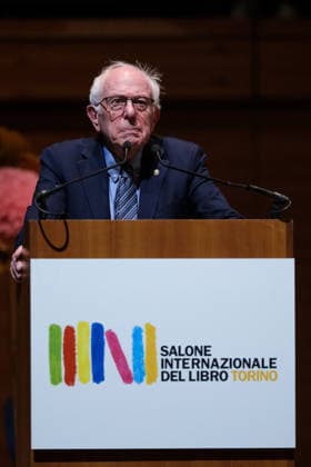 Bernie Sanders at the Turin International Book Fair 2026 in Turin, Italy - 16 May 2026 United States Senator Bernie Sanders attends an event during the third day of the Turin International Book Fair at Lingotto Fiere. Turin Italy Copyright: xDavidexDixLallax xSOPAxImagesx DDILALLA-2808