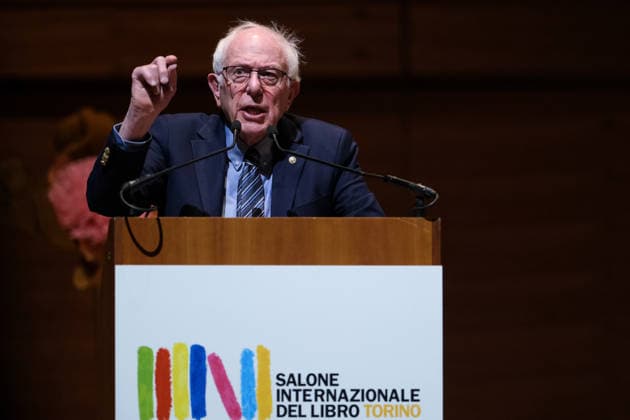 Bernie Sanders at the Turin International Book Fair 2026 in Turin, Italy - 16 May 2026 United States Senator Bernie Sanders attends an event during the third day of the Turin International Book Fair at Lingotto Fiere. Turin Italy Copyright: xDavidexDixLallax xSOPAxImagesx DDILALLA-2828