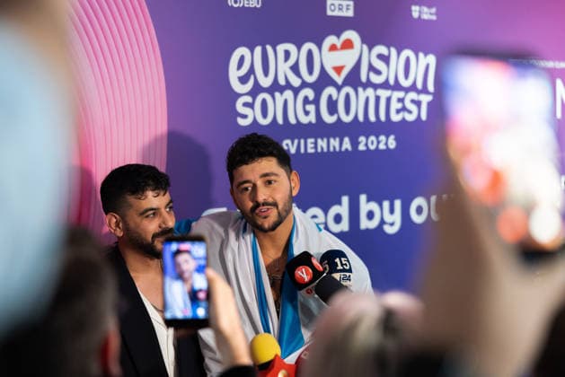 Eurovision Song Contest 2025 Grand Final, 17.05.2026 VIENNA, AUSTRIA - 17 MAY 2026: Image shows Israel singer Noam Bettan Press Conference during Eurovision Song Contest 2025 Grand Final at Wiener Stadthalle on 17 05 2026 in Vienna, Austria. Vienna Wiener Stadthalle Austria Copyright: xBEAUTIFULxSPORTS Froehlichx