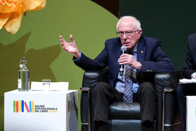 Bernie Sanders at the Turin International Book Fair at Lingotto Fiere in Turin, Italy on May 16, 2026 United States Senator Bernie Sanders attends an event during the third day of the Turin International Book Fair at Lingotto Fiere in Turin, Italy, on May 16, 2026., Credit:Davide Di Lalla - Unicode Images Davide Di Lalla Avalon Italy, Turin, Lingotto Fiere  Copyright: xDavidexDixLallax-xUnicodexImagesx xDavidexDixLallax xAvalonx 1099605562