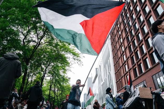 National demonstration organized by several civil society organizations in solidarity with the Palestinian people, Sunday 17 May 2026, in Brussels. MARIUS BURGELMAN  MariusxBurgelman 174146804