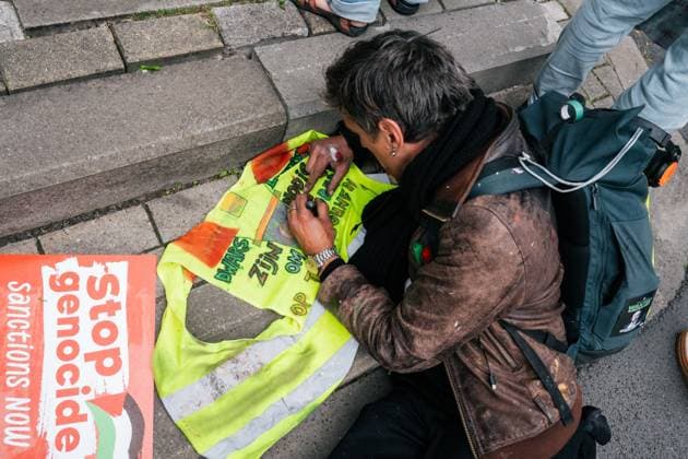 National demonstration organized by several civil society organizations in solidarity with the Palestinian people, Sunday 17 May 2026, in Brussels. MARIUS BURGELMAN  MariusxBurgelman 174149546